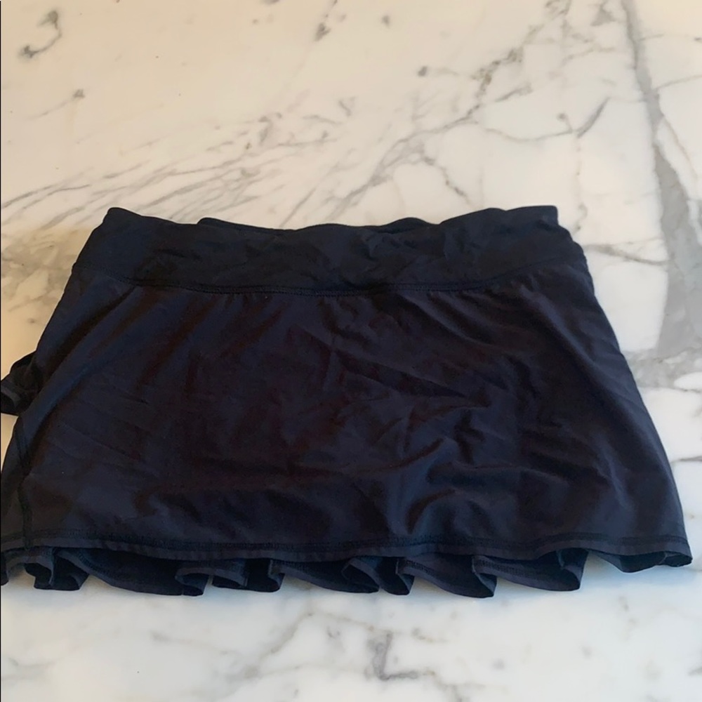 Black Lululemon Skirt with Ruffles